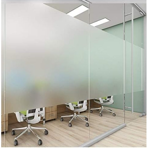 Idrese Privacy Window Film 90 * 200CM Rainbow Window Cling Decorative Window Vinyl Stained Glass Window Covering Non-Adhesive Film Sun UV Blocking for Home Office Bathroom - Medaid International