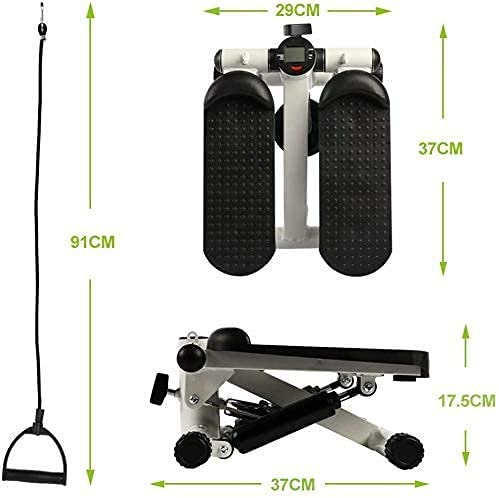 Mini Stair Stepper with Resistance Bands – Portable Full Body Home Workout Machine - Medaid International