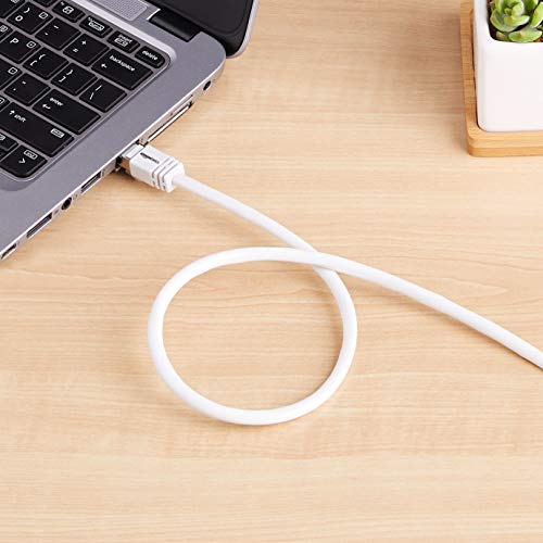 Amazon Basics - 5 x 0.3m Cat7 RJ45 Ethernet Cable for High-Speed Networking