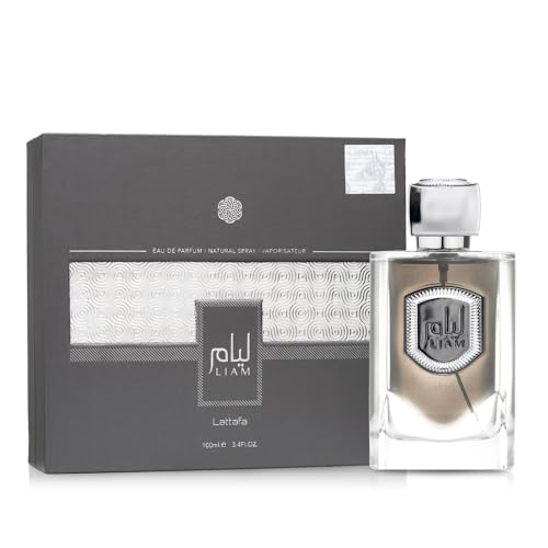 Lattafa Liam Grey Eau de Parfum Spray for Unisex, 3.4 Ounce - Medaid International