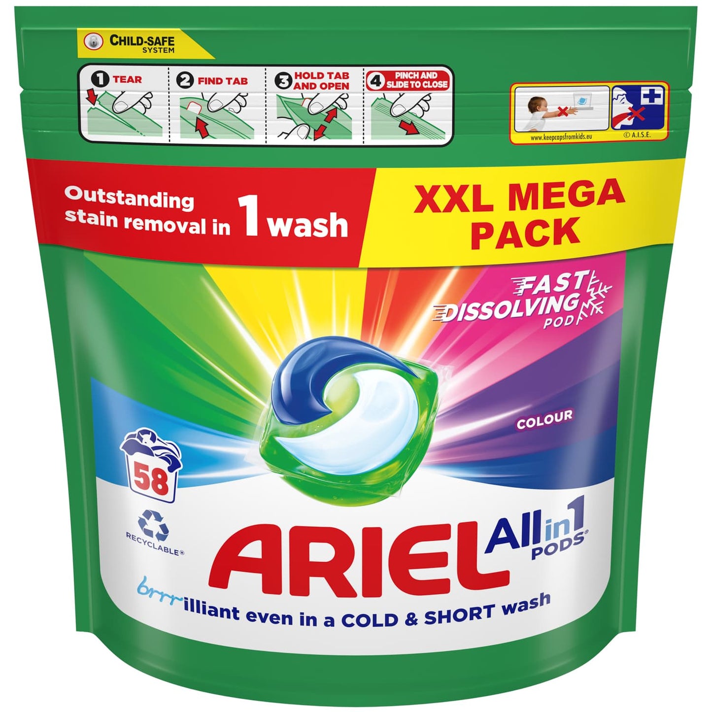Ariel Colour Pods - 58W - Medaid International