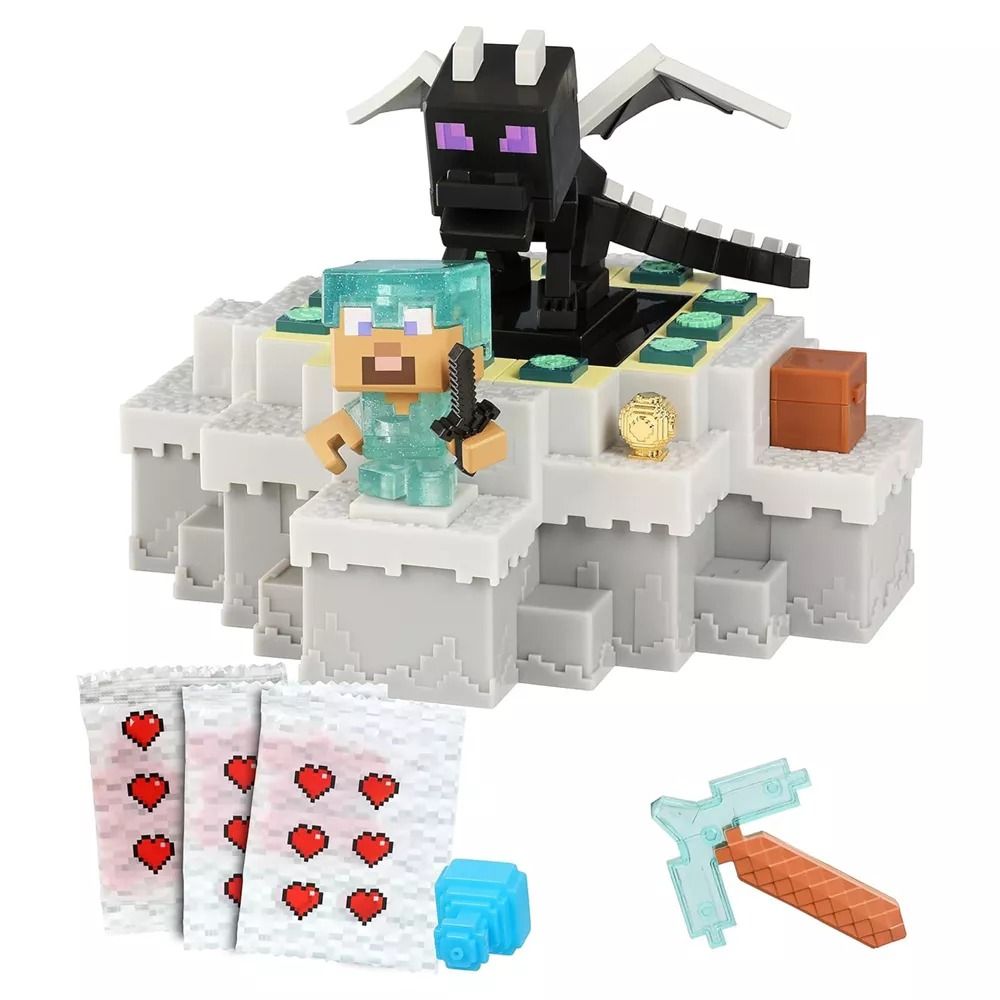 Treasure X Minecraft Caves & Cliffs Ender Dragon Playset By PhatMojo - Medaid International