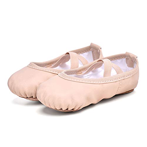 Stelle Ballet Shoes for Girls Toddler Ballet Slippers Soft Leather Boys Dance Shoes for Toddler/Little Kid/Big Kid|B07KBV688F