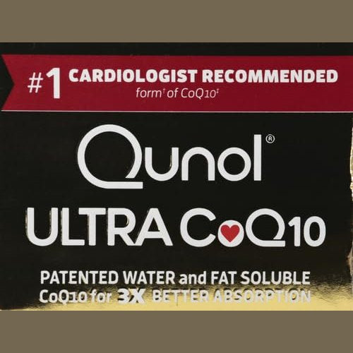Qunol CoQ10 100mg Softgels, Ultra CoQ10 100mg, 3x Better Absorption, Antioxidant for Heart Health & Energy Production, Coenzyme Q10 Vitamins and Supplements, 4 Month Supply, 120 Count - Medaid International