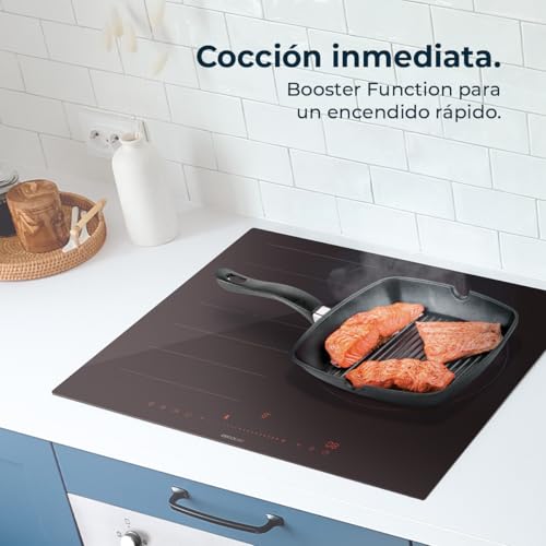 Cecotec - Bolero Squad I 3300 FullFlex Induction Cooktop, 7400W, 28cm, Touch Slider