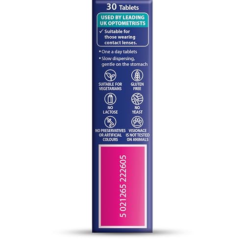 Vitabiotics Visionace Original - Nutritional Multivitamin for Normal Vision | Vitamins A, B2 and Zinc - 30 Tablets - Medaid International