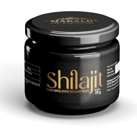 MAKALU Ayurvedic Pure Himalayan Shilajit/Shilajeet Resin With Spoon 20 Gm… - Medaid
