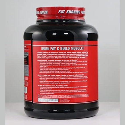 MuscleMeds Carnivor Shred Fat Burning Hydrolized Beef Protein Isolate, 0 Lactose, 0 Sugar, 0 Fat, Chocolate, 4.35 lbs - Medaid International