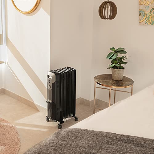 Cecotec - ReadyWarm 7000 Electric Oil Radiator, 7 Modules, 1500W, Low Consumption