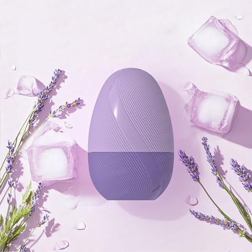 Ice Roller for Face and Eyes,Reusable Egg Shaped Face Mold,Facial Cooling Tool for Shrink Pores Anti Wrinkle Reduce Puffiness, Skin Care,Silicone Beauty Ice Massager - Medaid International