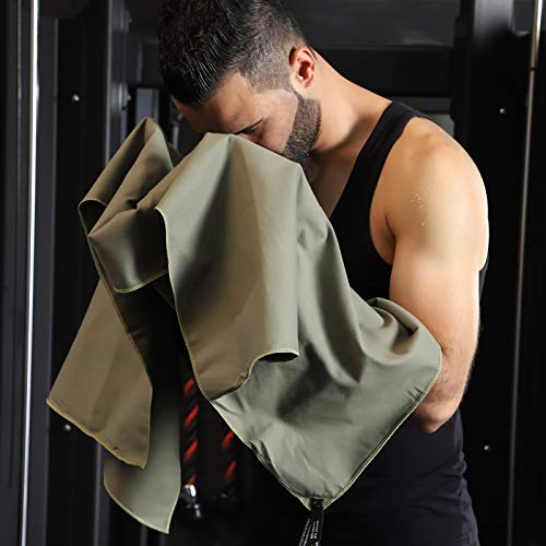 Rainleaf Microfiber Towel Perfect Travel & Gym & Camping Towel. Quick Dry - Super Absorbent - Ultra Compact - Lightweight. Suitable for Trip, Beach, Shower, Backpacking, Pool|B01K1TX77W