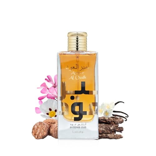 Lattafa Ameer Al Oud Intense Oud for Unisex Eau de Parfum Spray, 3.4 Ounce - Medaid International
