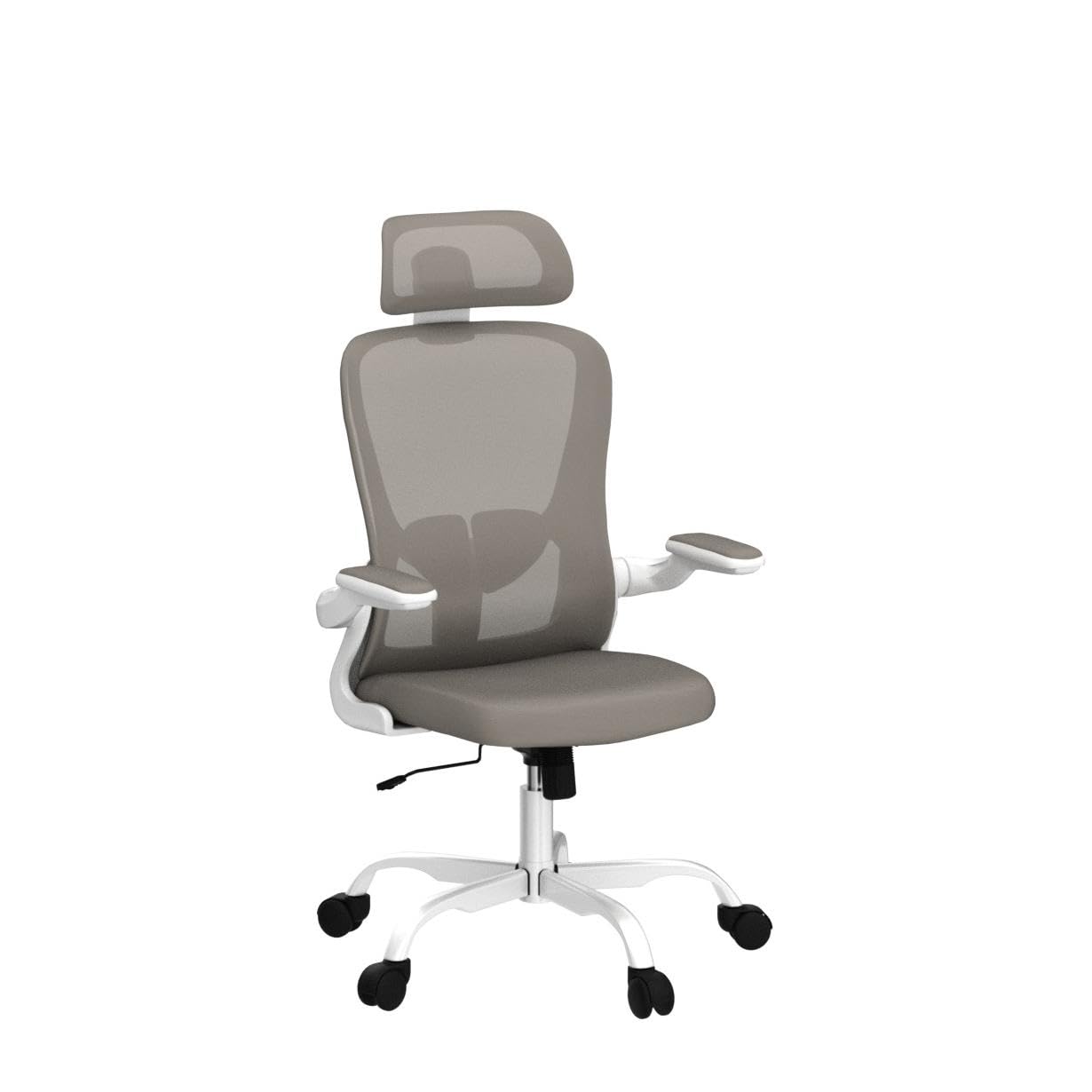 Office Chair, High Back Ergonomic Desk Chair, Breathable Mesh Desk Chair with Adjustable Lumbar Support and Headrest, Swivel Task Chair with flip-up Armrests, Executive Chair for Home Office - Medaid International