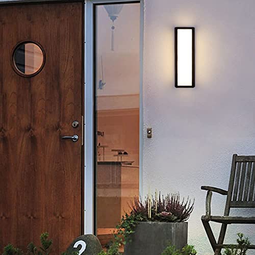 Aaote - Modern LED Wall Sconce 18/30W for Porch & Patio, 3000K Warm Light
