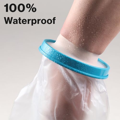 Japard - Watertight Full Leg Cast Cover for Shower, Extra Long 40" + 19.6"