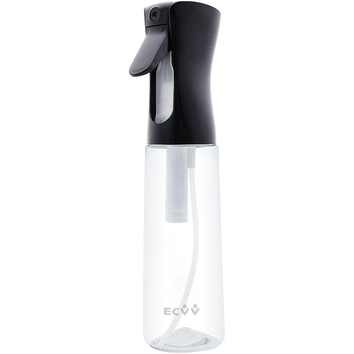 ECVV Continuous Spray Bottle Plastic Empty Hair Mist Sprayer Ultra Fine Water Mister for Hairstyling Cleaning Salons Plants Pet Care (300ml, Transparent White) - Medaid