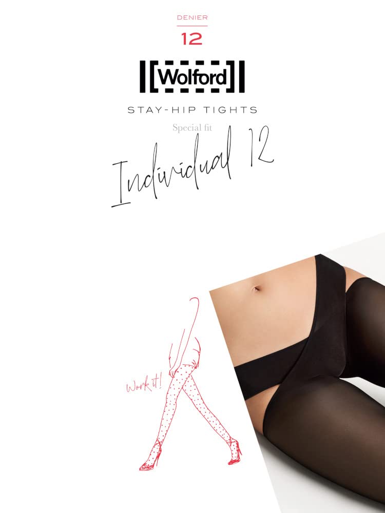 Wolford Individual 12 Stay-Hip For Women Black Medium - Medaid International