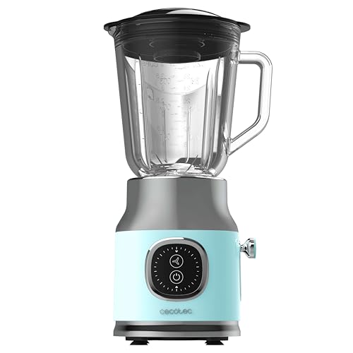 Cecotec - Retro Stand Mixer RetroTwist Blue, 800W Power, 4-Blade Knife, Vintage Design