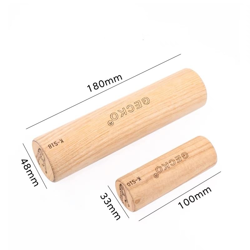 PARDUS Sand Hammer Percussion Instrument, Wooden Natural Maracas, Used in Live Performances and Concerts, Suitable for Kahun Drummers, Guitarists and Singers (17.9X4.2cm) - Medaid International