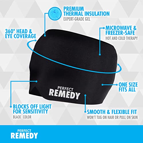 Perfect Remedy - 360° Migraine Relief Cap with Ice Pack for Headache Relief