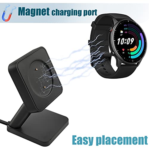 RukuHot - Charger Stand for Amazfit GTR 2, GTR 2e, GTS 2 Mini, USB Cable Included
