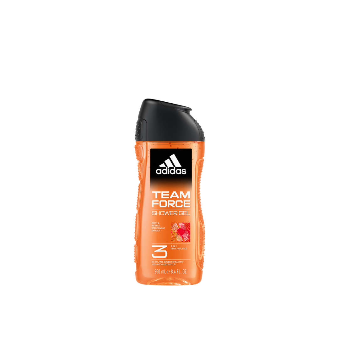 Adidas New 3 In 1 Shower Gel 250ml For Men - Medaid