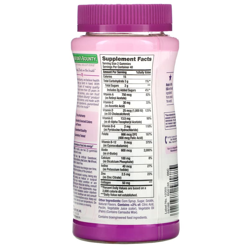 Nature's Bounty, Optimal Solutions, Women's Multivitamin Gummies, Raspberry, 80 Gummies - Medaid International