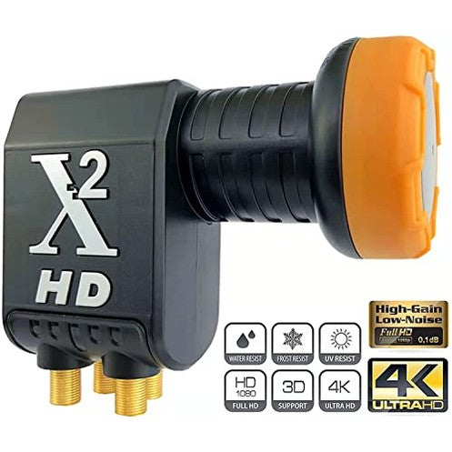Yiyimimo - Quad LNB 4 Out 4 Way Full HD Universal LNBF for 3D & 4K TV
