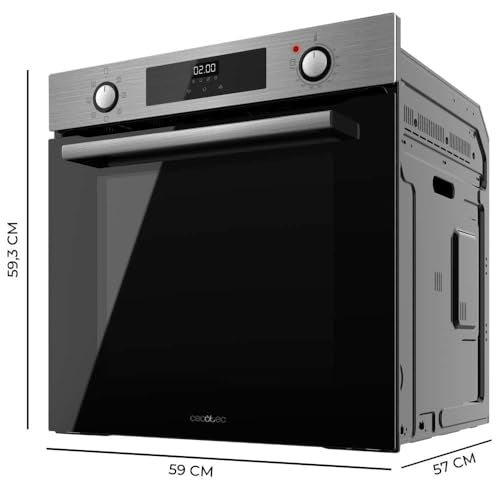 Cecotec - Bolero Hexa M226000 Inox A Built-In Oven, 72L, 2800W, 7 Functions