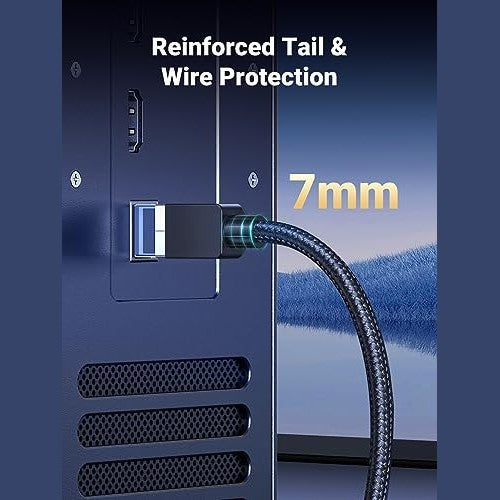 UGREEN - Cat 8 Ethernet Cable 40FT, 40Gbps Speed, Shielded, Heavy Duty