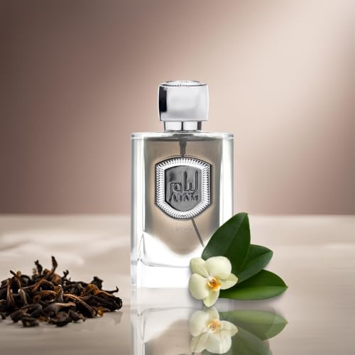 Lattafa Liam Grey Eau de Parfum Spray for Unisex, 3.4 Ounce - Medaid International