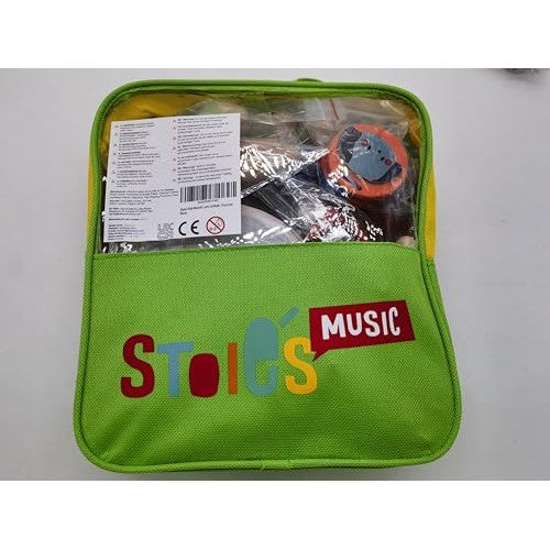 Stoie's Musical Toys for Toddlers 3-5, Wooden Percussion Instruments Toy for Kids Baby Preschool Educational Musical Toys Set for Boys and Girls with Storage Bag - Medaid International