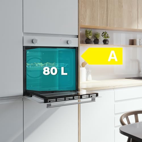 Cecotec - 80L Multifunction Built-in Oven, 2800W, Steam Assist, EasyClean