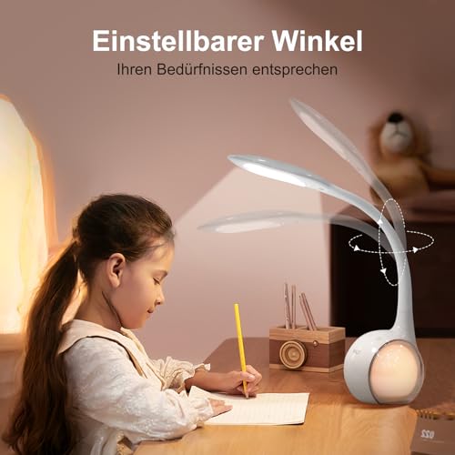 Wilit - RGB Children's Desk Lamp with Dimmable Touch Control & 3 Brightness Levels