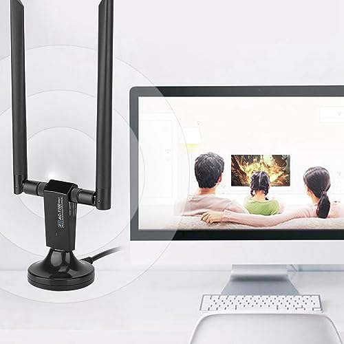 AMZ - Dual Band USB Wi-Fi Dongle Adapter, AC 5.8G Network Card