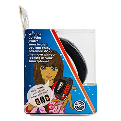 Datel - Go-Tcha Evolve LED-Touch Watch for Pokemon Go, Auto Catch & Spin, Black/Red