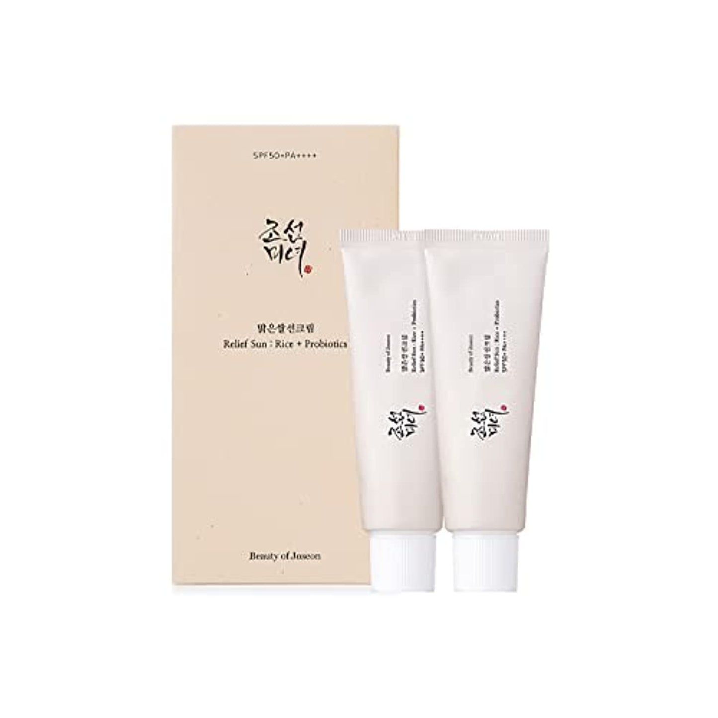 Double-Pack Beauty of Joseon Relief Sun Rice + Probiotics (50ml x 2) Organic sunscreen - Medaid