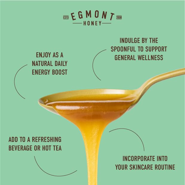 Egmont Honey Raw Manuka Honey MGO 265+ UMF 10+ 8.8oz(250g) NON-GMO, Kosher, Recycled plastic jar, Traceable 100% Pure Authentic New Zealand Honey, UMF & MGO Certified - Medaid International