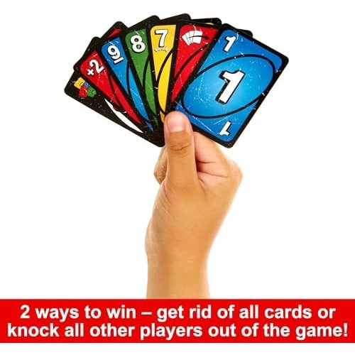 UNO Show ‘em No Mercy Card Game for Kids, Adults & Family Night, Parties and Travel - Medaid