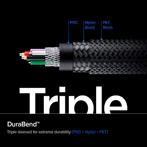 PowerArc - 100W Fast Charging USB C Cable for iPad, MacBook, Galaxy S21