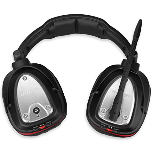Huhd - 2.4GHz Wireless Headset with HD Audio, Noise Reduction & 7.1 Surround Sound for Xbox, PS4, PC, MAC