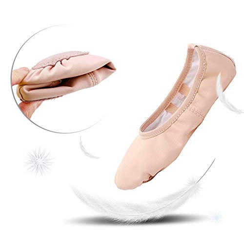 Stelle Ballet Shoes for Girls Toddler Ballet Slippers Soft Leather Boys Dance Shoes for Toddler/Little Kid/Big Kid|B07KBV688F