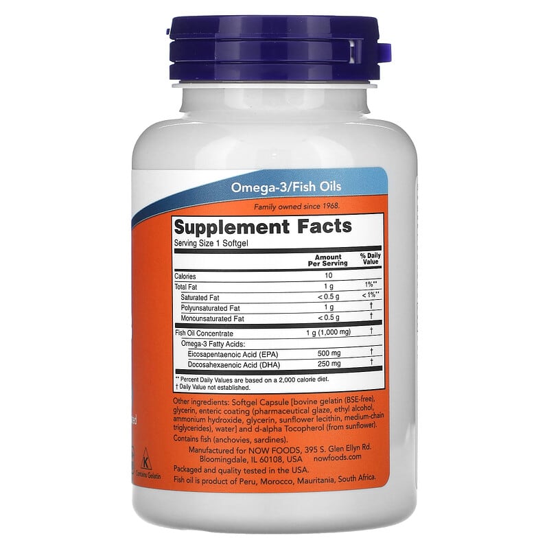 NOW Foods, Ultra Omega-3 Fish Oil, 90 Softgels - Medaid International