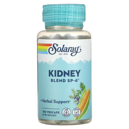 Solaray, Kidney Blend SP-6, 100 VegCaps - Medaid International