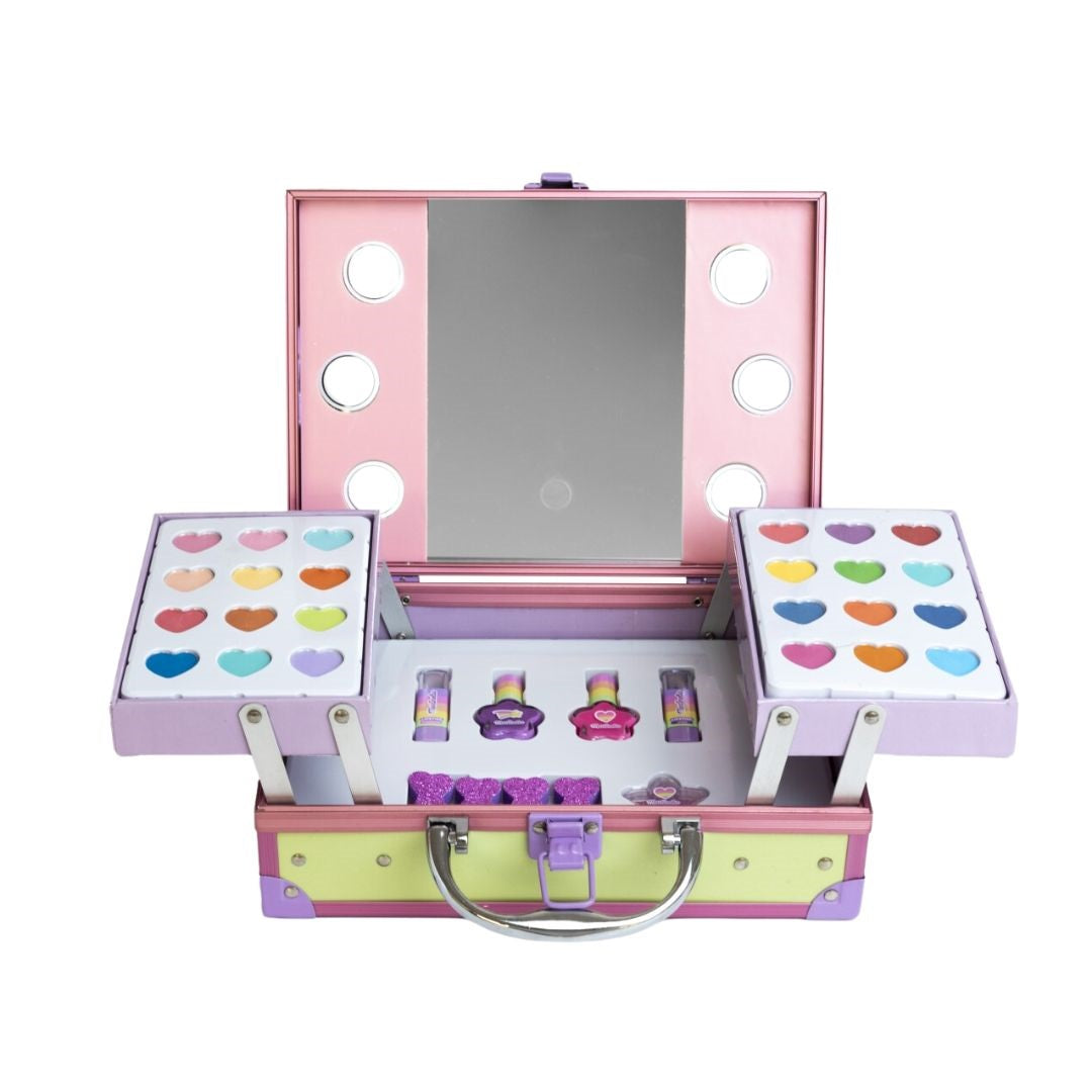 Martinelia Supergirl Makeup Case with Mirror and LED Lights - Medaid International