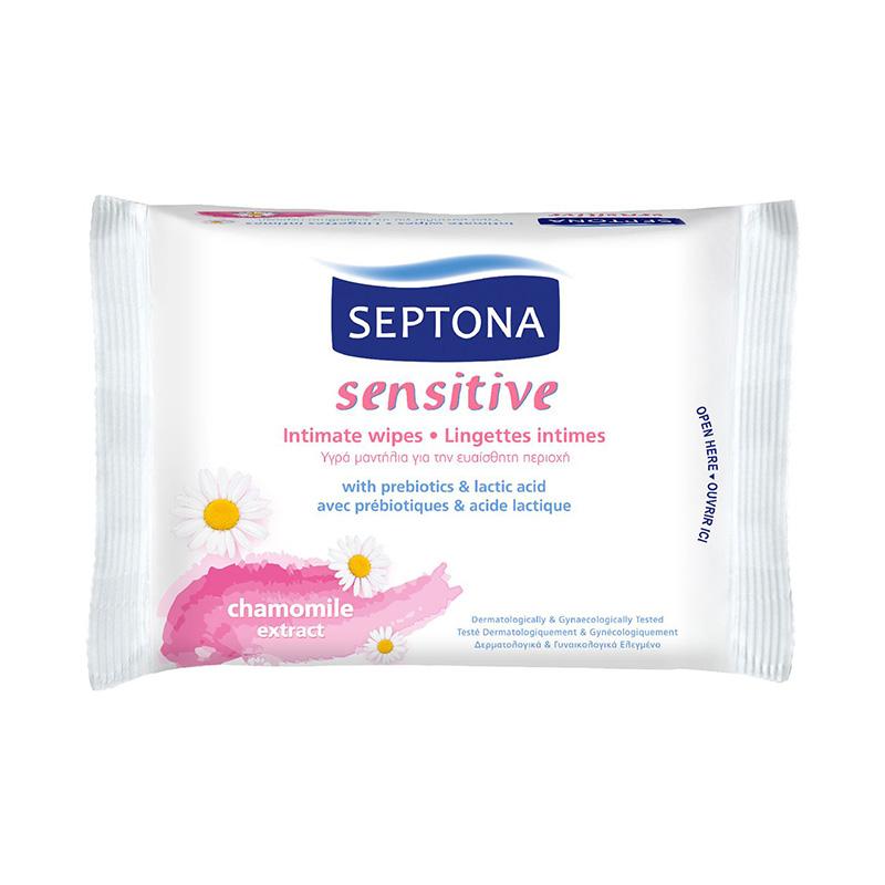 Septona Intimate Wipes W/cham. 15's - Medaid International