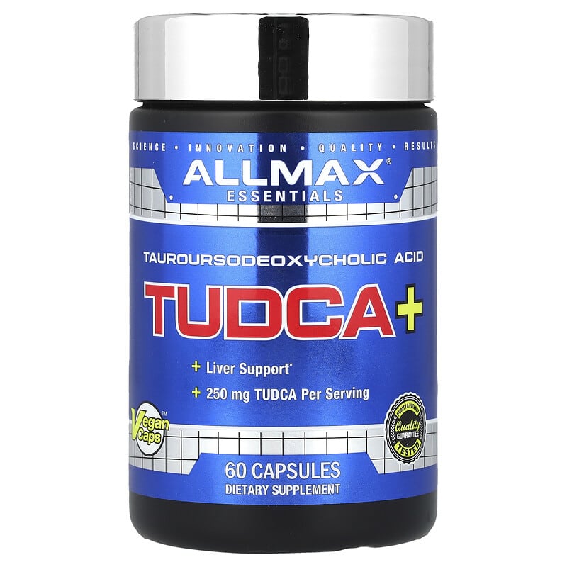 ALLMAX, TUDCA+, 250 mg, 60 Capsules - Medaid International