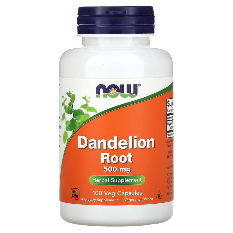 NOW foods Dandelion Root 500mg *100capsules - Medaid International