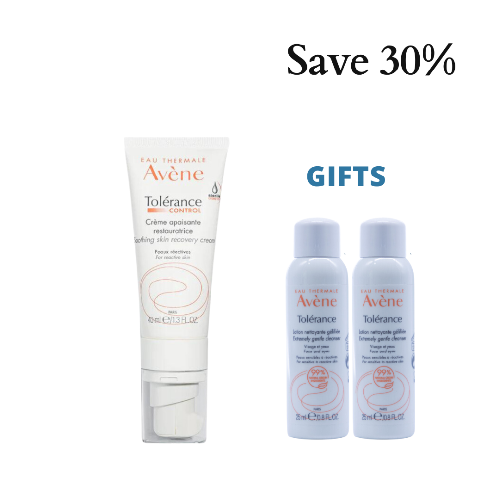 Avene Tolerance Control Creme 40 ml + 2 Free Avene Cleanser Lotion 25 ml - Medaid