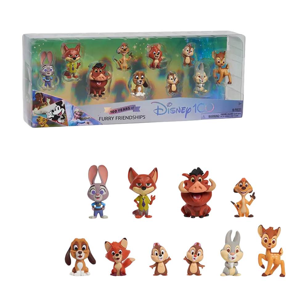 Disney D100 Celebration Figures (Furry Friendships) by Just Play - Medaid International